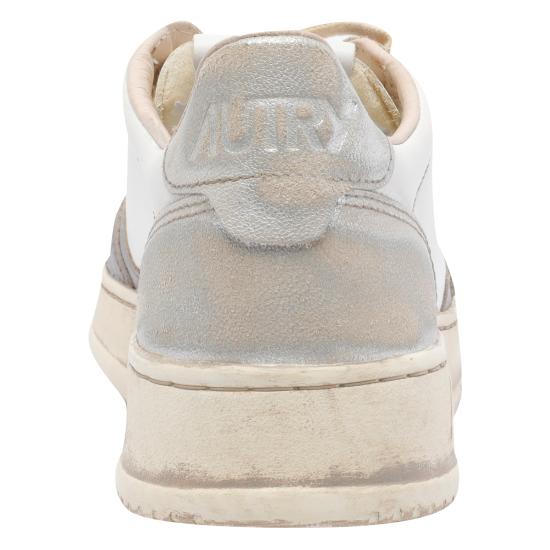 26FW 오트리 슈퍼 빈티지 메달리스트 로우 레더 스니커즈 AVLM MT08 WHITE - AUTRY