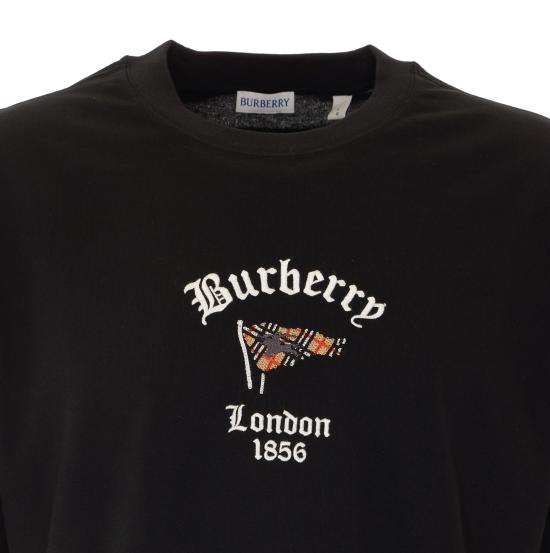 26FW 버버리 반팔 티셔츠 8128196 A1189 Black - BURBERRY