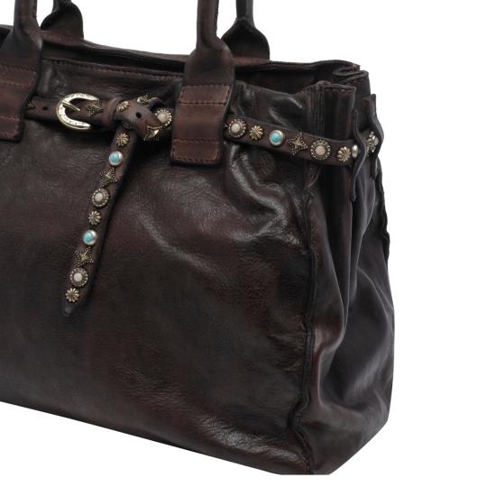 26FW 캄포마찌 토트백 C041020ND X3159C1501 BROWN - CAMPOMAGGI