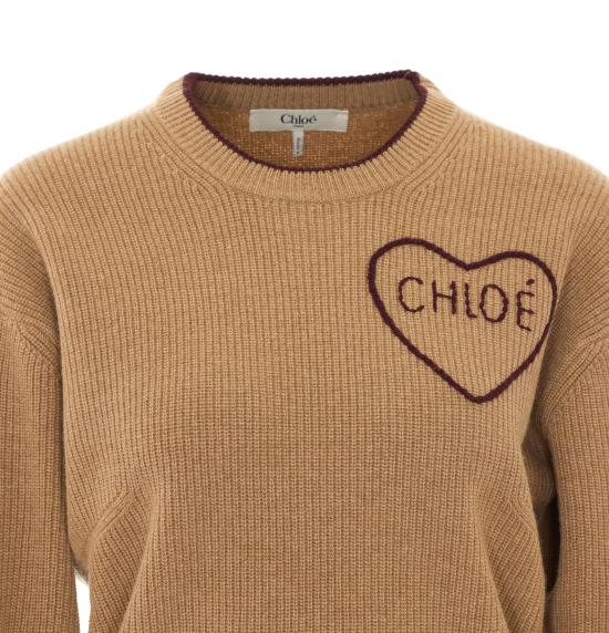 26FW 끌로에 스웨터 CH26AMP41710 218 Beige - CHLOE