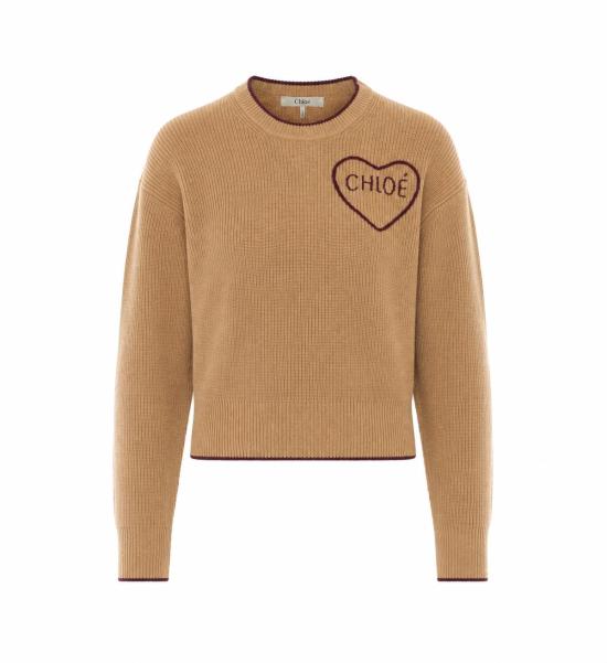 26FW 끌로에 스웨터 CH26AMP41710 218 Beige