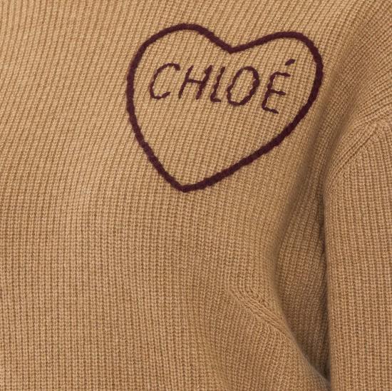 26FW 끌로에 스웨터 CH26AMP41710 218 Beige - CHLOE