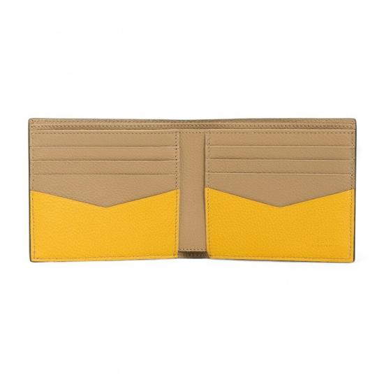 26FW 펜디 FF 바이폴드 월렛 7M0169 B09X F1X5F BEIGE YELLOW DOM - FENDI