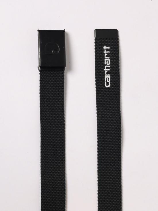 26FW 칼하트 WIP 가죽 벨트 I035415 0D2XX BLACK DOM - CARHARTT WIP