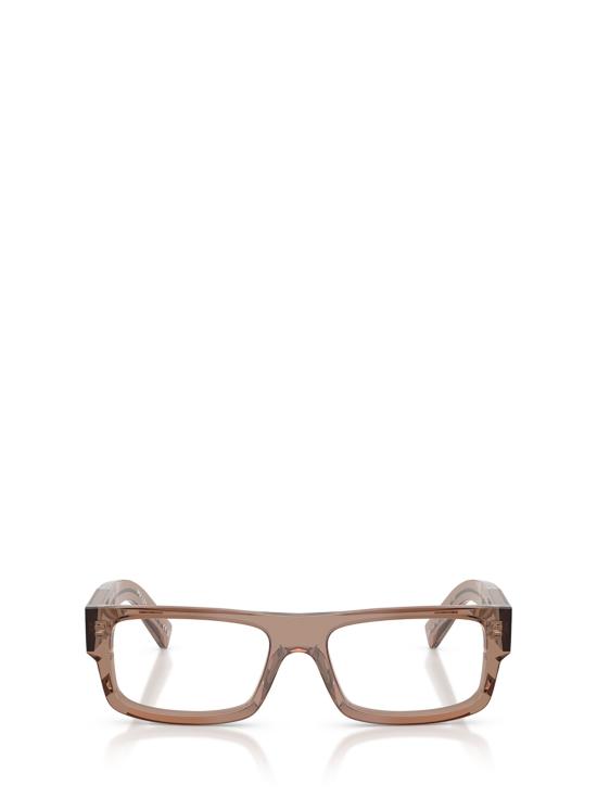 26FW 프라다 안경 PR D06V 28I1O1 BROWN TRASPARENT