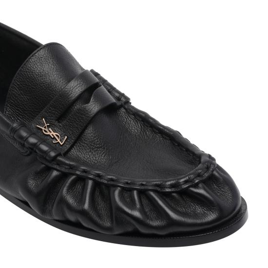 26FW 생로랑 매트 레더 서플 르 로퍼 839471 25VAA1000 BLACK - SAINT LAURENT