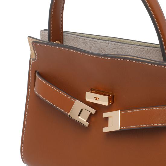 26FW 토리버치 리 라지윌 토트백 178830 201 Brown - TORY BURCH