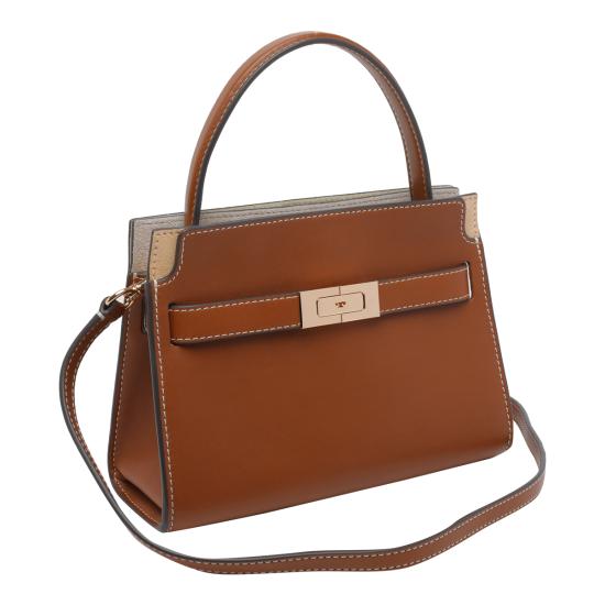 26FW 토리버치 리 라지윌 토트백 178830 201 Brown - TORY BURCH