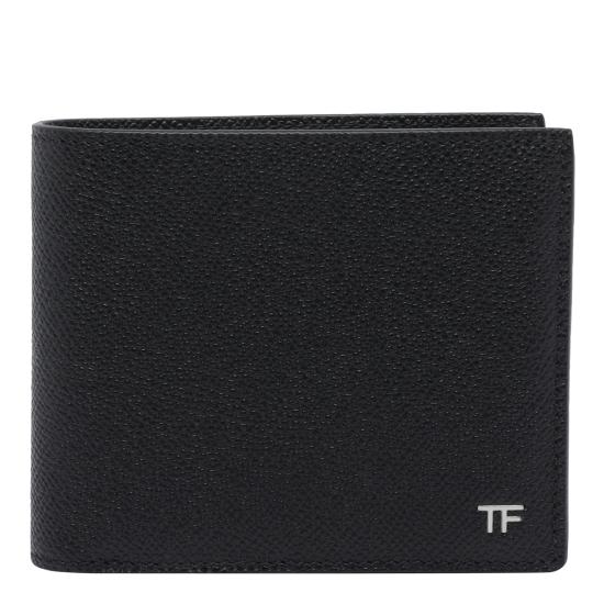 26FW 톰포드 TF 로고 레더 반지갑 YM228 LCL081SNAA Black