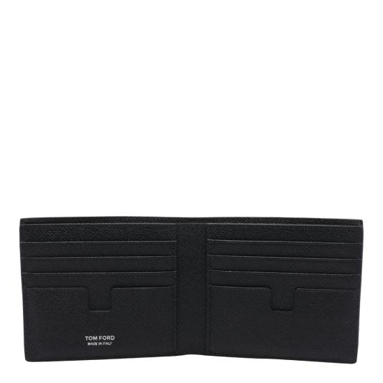 26FW 톰포드 TF 로고 레더 반지갑 YM228 LCL081SNAA Black - TOMFORD