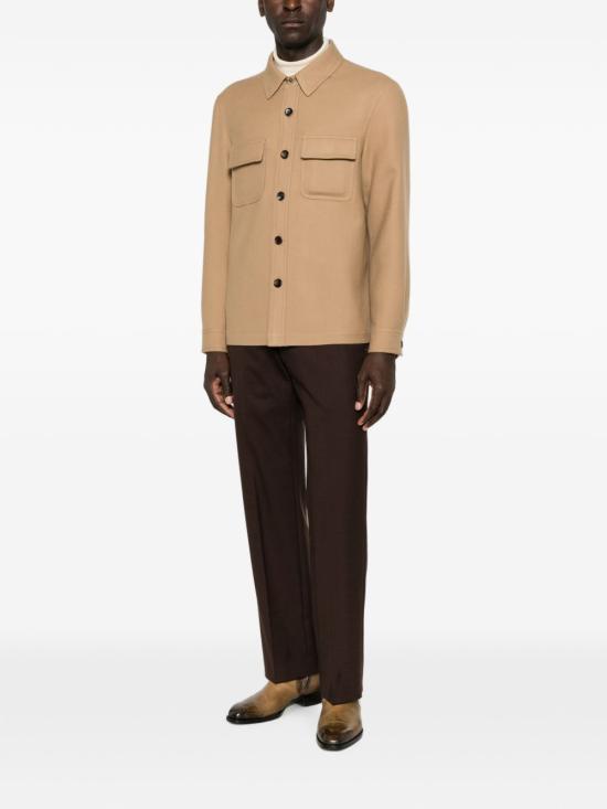 26FW 톰포드 긴팔 셔츠 OJS021FMW093 EAS Golden brown - TOMFORD