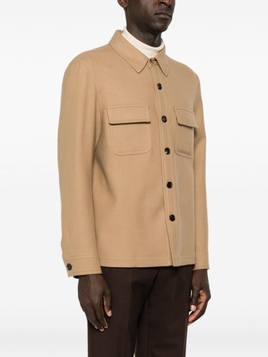 26FW 톰포드 긴팔 셔츠 OJS021FMW093 EAS Golden brown - TOMFORD
