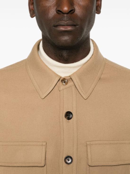 26FW 톰포드 긴팔 셔츠 OJS021FMW093 EAS Golden brown - TOMFORD