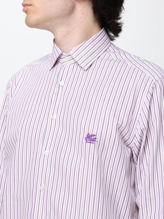 26FW 에트로 긴팔 셔츠 MRIB000299TR5B7 S9870 Pink - ETRO