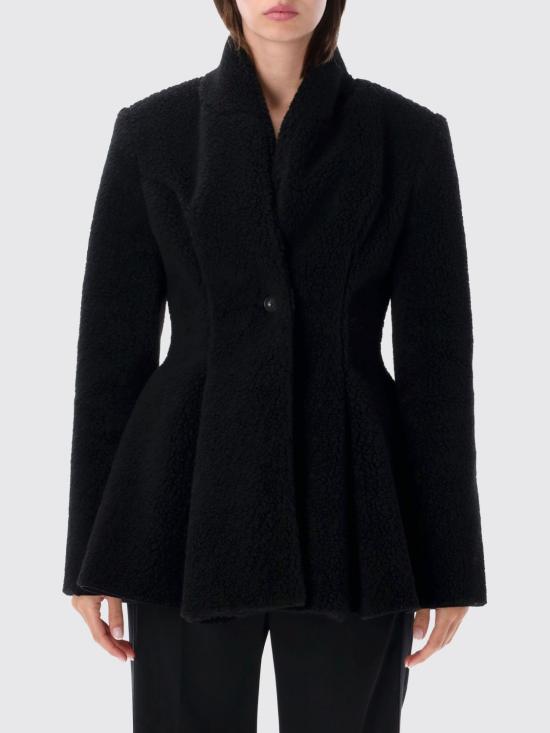 26FW 스텔라 맥카트니 코트 6801553IU931 1000 Black