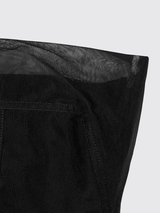 26SS 릭 오웬스 탑 RO01F6127TU 09 Black - RICK OWENS
