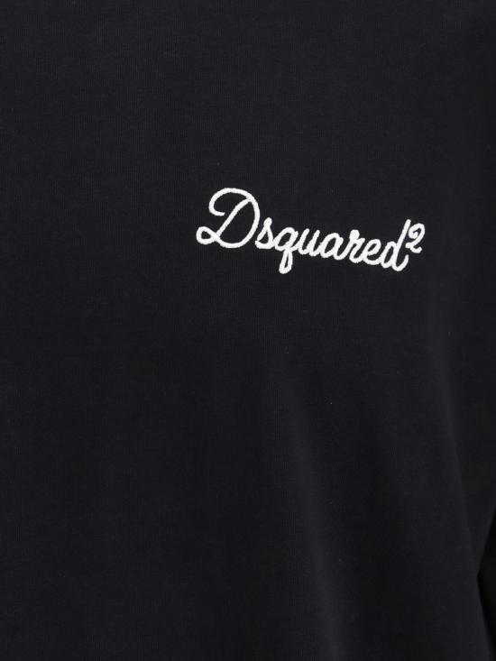 26FW 디스퀘어드2 반팔 티셔츠 S74GD1525D20106 900 Black - DSQUARED2