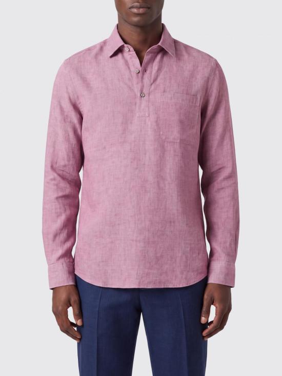 26SS 에르메네질도제냐 셔츠 RUHX51A3SRF13 R06G Pink