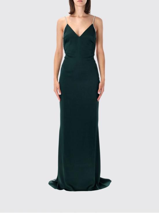 26FW 톰포드 롱 원피스 AB3697SDE537 GTD Forest Green