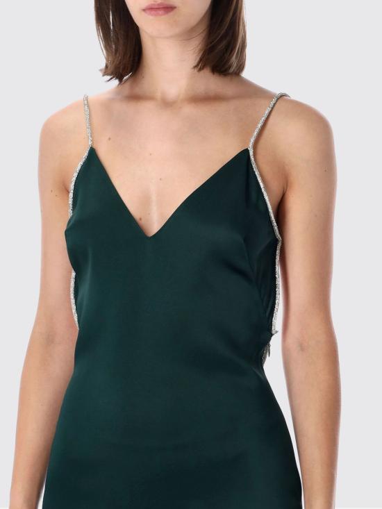 26FW 톰포드 롱 원피스 AB3697SDE537 GTD Forest Green - TOMFORD