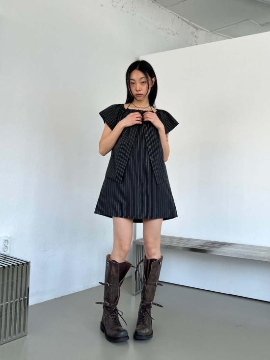  더 엔케이씨 스토어 숏 원피스 Nkc 스토어 니키 미니 드레스 - The NKC Store