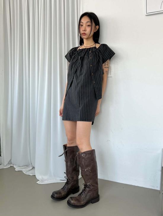  더 엔케이씨 스토어 숏 원피스 Nkc 스토어 니키 미니 드레스 - The NKC Store