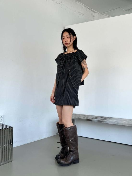  더 엔케이씨 스토어 숏 원피스 Nkc 스토어 니키 미니 드레스 - The NKC Store