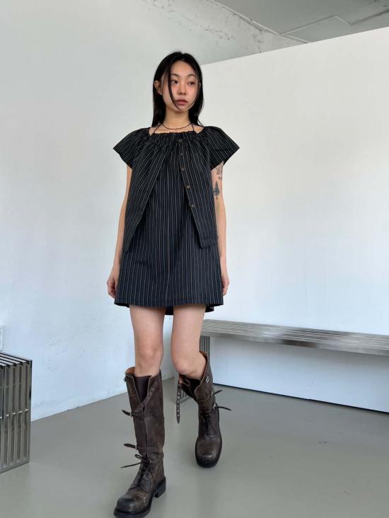  더 엔케이씨 스토어 숏 원피스 Nkc 스토어 니키 미니 드레스 - The NKC Store