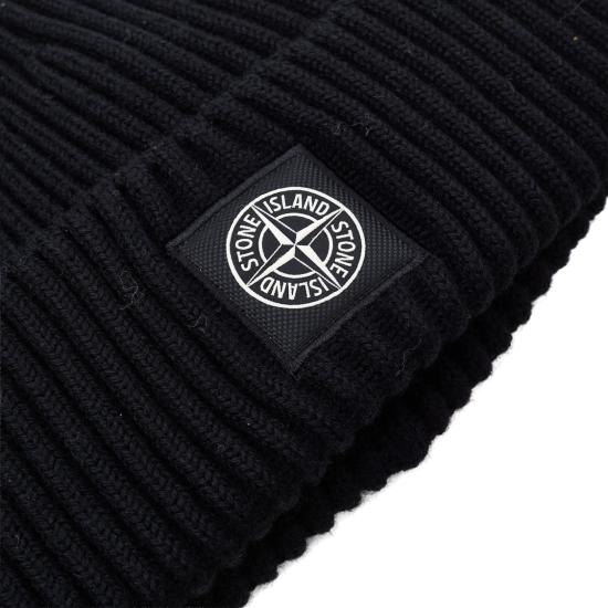 26FW 스톤 아일랜드 비니 L2S15N100002 S00C3 Black - STONE ISLAND