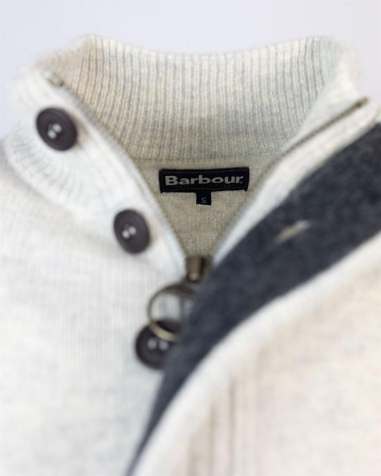 26FW 바버 니트웨어 5936840 White - BARBOUR