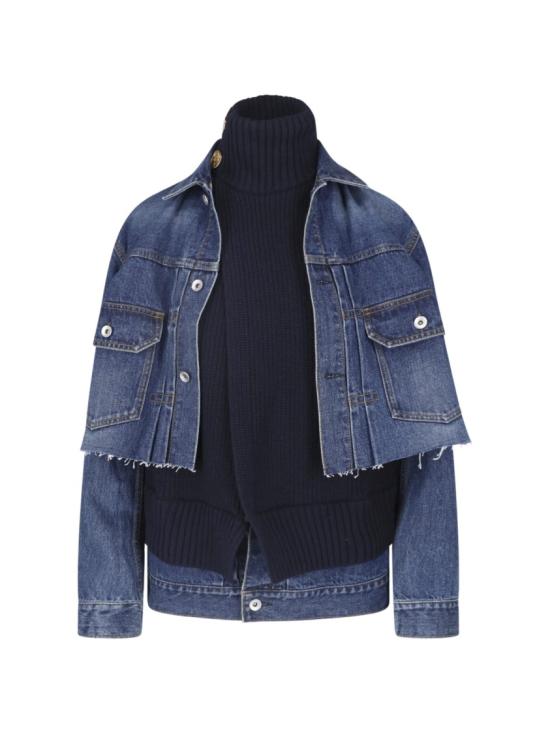26FW 사카이 데님 26 08589436 Blue - SACAI