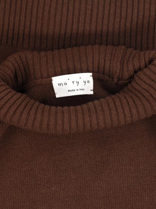 26FW 마리아 터틀넥 YTK041 C10 Brown - MA RY YA