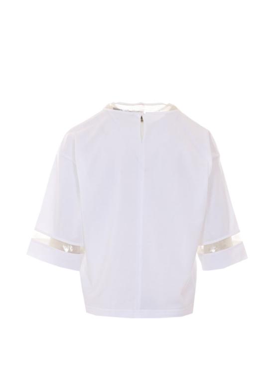26SS 파비아나 필리피 반팔 티셔츠 JED266 F157L90521 BIANCO OTTICO - FABIANA FILIPPI