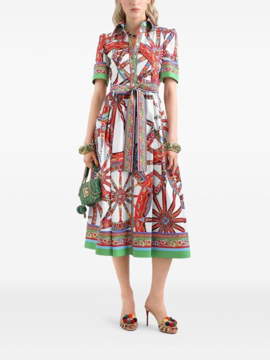 26FW 돌체앤가바나 미디 원피스 F6JFNT GDDTFS9000 - DOLCE & GABBANA