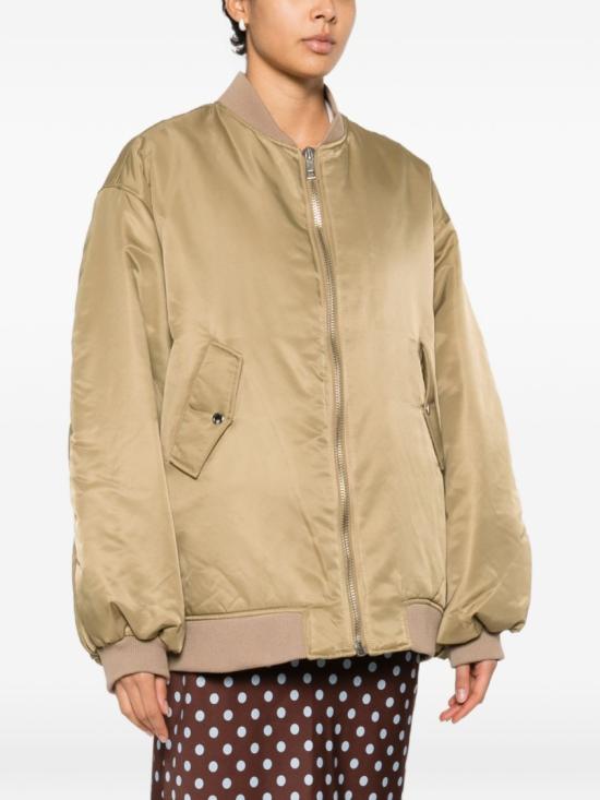 26SS 더프랭키샵 봄버 자켓 JAFS082964080OLIVE Brown - THE FRANKIE SHOP