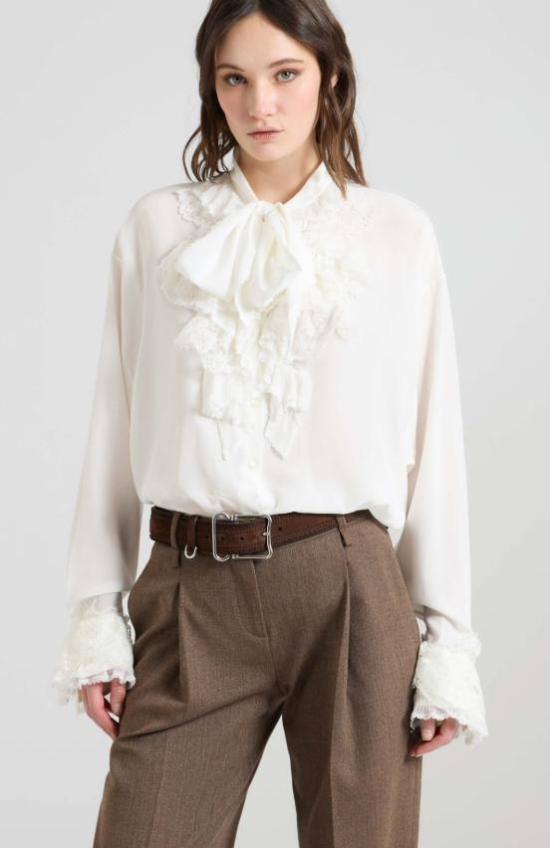 26FW 에르마노 설비노 블라우스 D492K360 APVKX10602 - ERMANNO SCERVINO