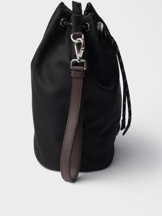 프라다 스피드락 리나일론 앤 레더 파우치 2NE067 2HE1 Black - PRADA