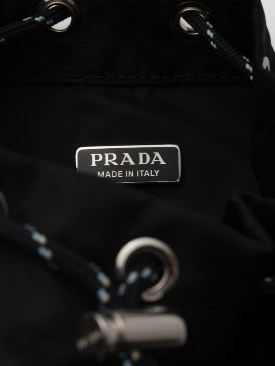 프라다 스피드락 리나일론 앤 레더 파우치 2NE067 2HE1 Black - PRADA