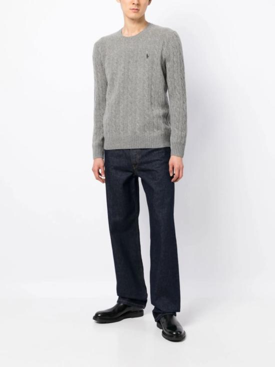  폴로 랄프로렌 케이블 니트 스웨터 710 876762 Grey - POLO RALPH LAUREN