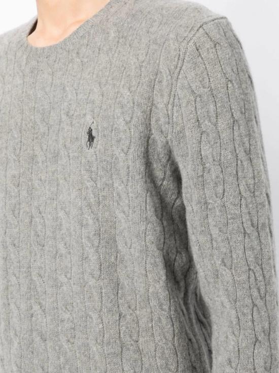  폴로 랄프로렌 케이블 니트 스웨터 710 876762 Grey - POLO RALPH LAUREN