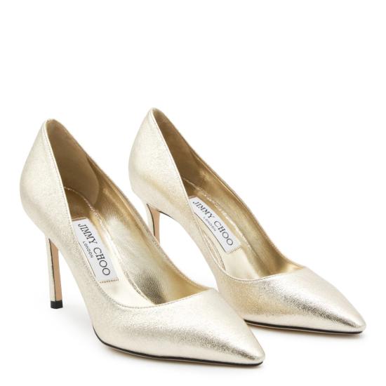 26FW 지미추 힐/펌프스 ROMY85DXBOO0016 Gold - JIMMY CHOO