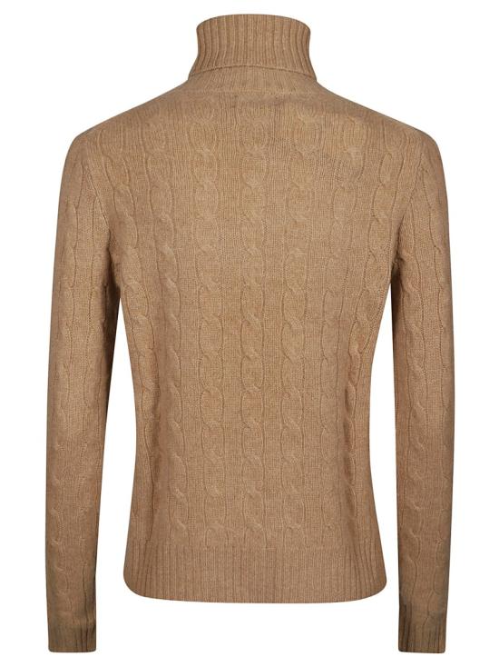  폴로 랄프로렌 울 캐시미어 케이블 니트 터틀넥 211888686006 Brown - POLO RALPH LAUREN