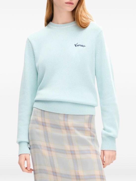 26FW 겐조 스웨터 FG62PU7503FA 63 Blue - KENZO
