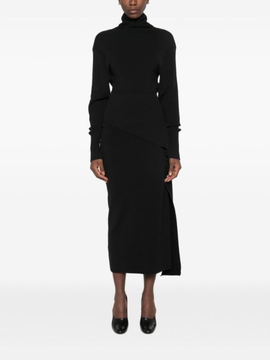 26FW 랑방 원피스 RW DR0040 K065 H25 10 Black - LANVIN