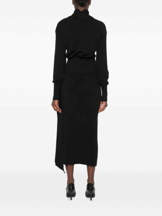 26FW 랑방 원피스 RW DR0040 K065 H25 10 Black - LANVIN