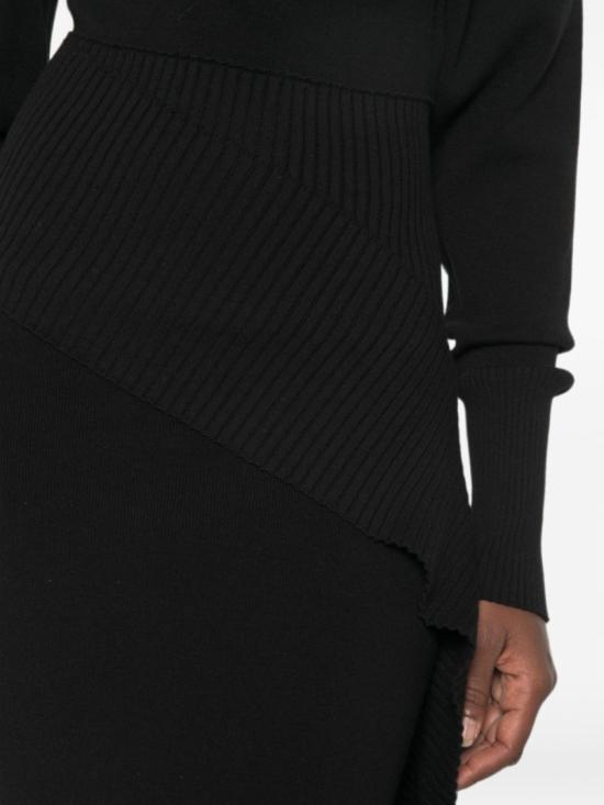 26FW 랑방 원피스 RW DR0040 K065 H25 10 Black - LANVIN