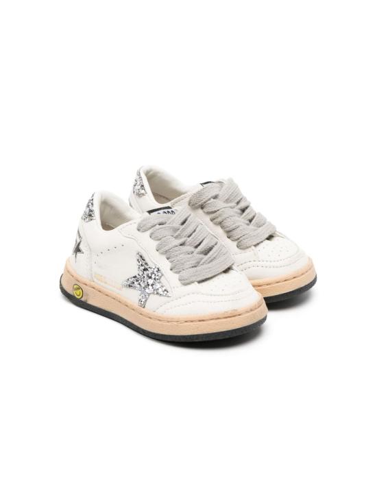 26FW [키즈] 골든구스 스니커즈 GYF00439 F00482680185 White silver - GOLDEN GOOSE