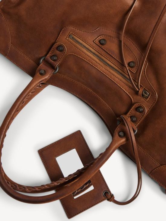26FW 발렌시아가 토트백 865765 2ACML Brown - BALENCIAGA