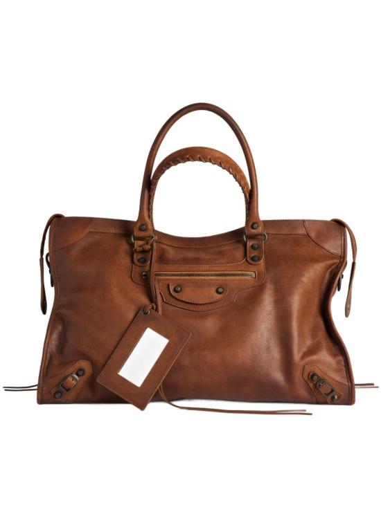 26FW 발렌시아가 토트백 865765 2ACML Brown