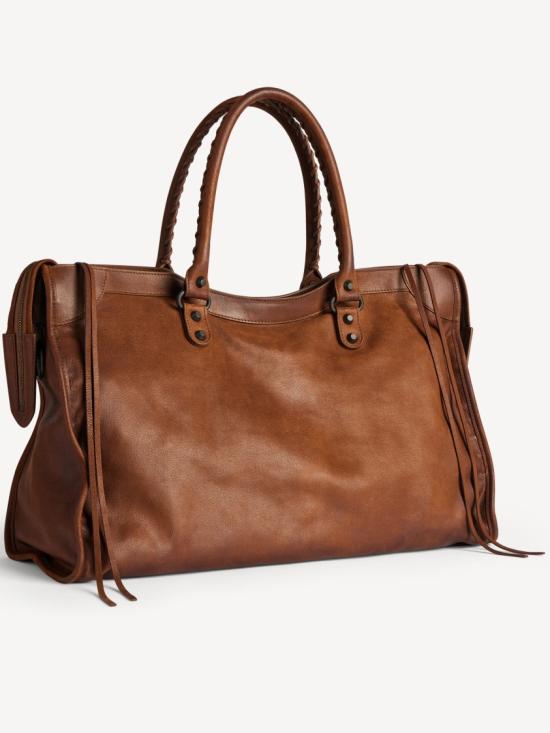 26FW 발렌시아가 토트백 865765 2ACML Brown - BALENCIAGA